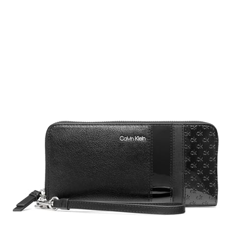 Image of Calvin Klein Women's Key Item Saffiano Continental Zip Around Wallet With Wristlet Strap