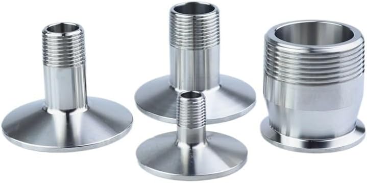 1/2" SS304 Stainless Steel Male Threaded Ferrule 64mm Pipe Fit