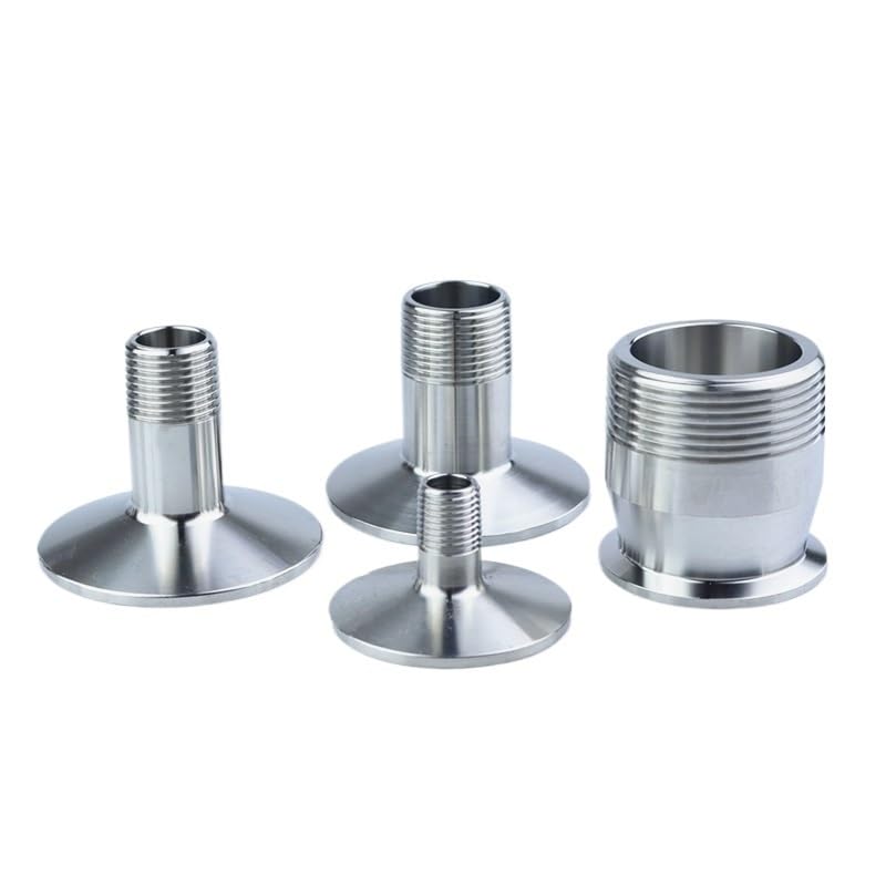 Raccord fileté 3/4" mâle vers virole Tri-clamp 40mm étanche