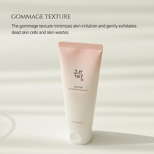 Apricot Blossom Peeling Gel Exfoliating Scrub for All Skin Types, Korean Skincare for Men and Women