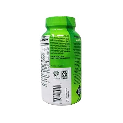 Vitafusion Calcium Adult Vitamins - 100 Gummies - 2 Pack.