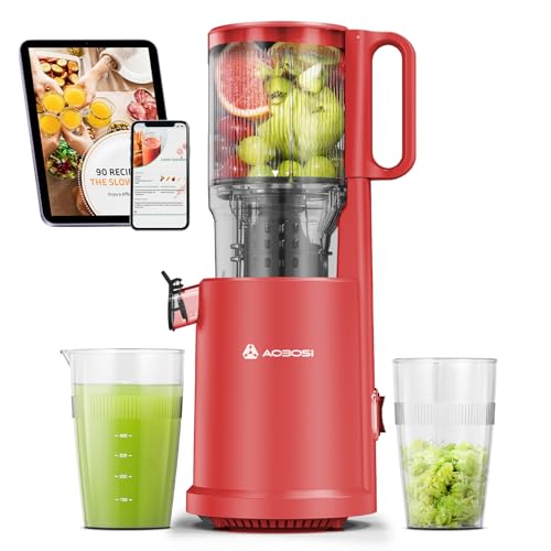 Cold Press Juicer, Aobosi Juicer Machine,Slow Masticating Juicers Machines with Reverse Function,...
