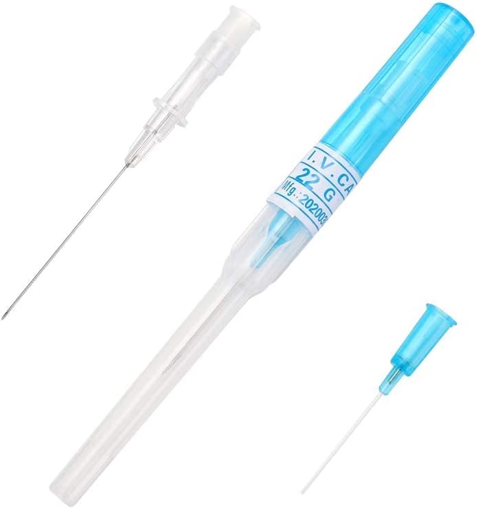 Piercing Needles,15PCS 22G IV Catheter Needles 22 Gauge Disposable Stainless Steel Hollow Piercing Needles