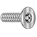 Tamper-Pruf Screw, 91500, Mach Screw, Flat, 6-32 x 1/2 L, PK25