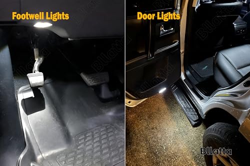 Kit de luz interior LED 18 piezas Blanco 6000K para Toyota Tundra miniatura 7