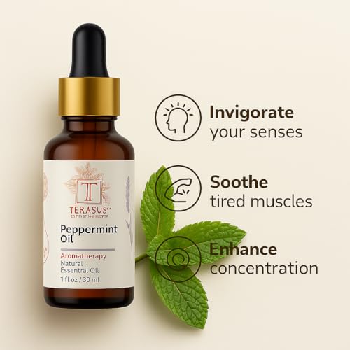 Aceite esencial de menta 1 oz (30 mL) para aromaterapia miniatura 5