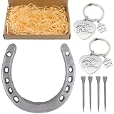 PERFEKTES GESCHENK: Die Hufeisen-Glücksbringer schützen die Bewohner, wenn Freunde und Familie in ein neues Haus einziehen, und können an Wänden und Türen angebracht werden, um ein helles und glückliches neues Leben zu begrüßen.