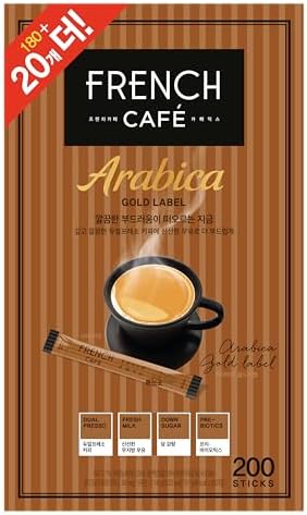 Namyang French Cafe Arabica Gold Label Instant Coffee Mix (200 Sticks)