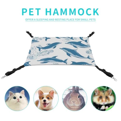 Hamac pour chat doux et respirant avec attaches solides réglables