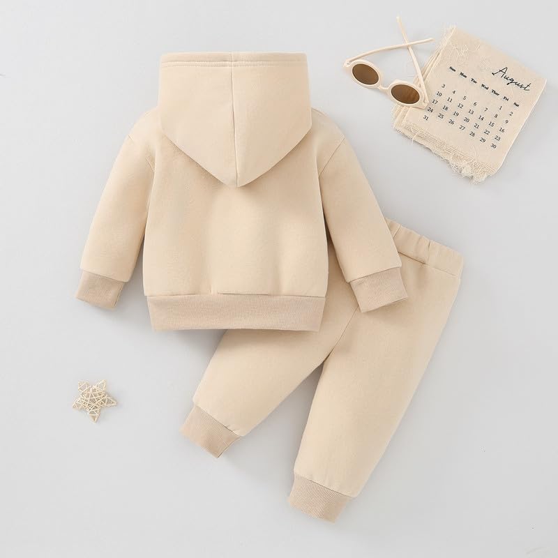 Toddler Baby Boy Fall Clothes Long Sleeve Hoodie Sweatshirts Pants Set Infant Winte... - Image 3