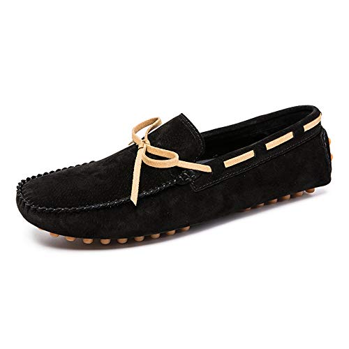 Men's Casual Penny Driving Moccasins for Men Classic Boat Shoes Soft Suede Genuine Leather Loafers