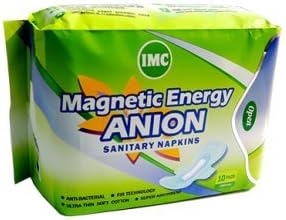 SoSh Imc Magnetic Energy Anion Sanitary Napkins (3045) - Set of 10