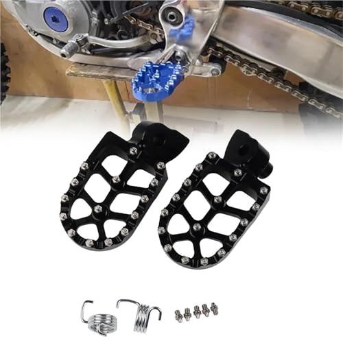 Repose-Pieds CNC pour Moto Husqvarna avec Picots Antidérapants en Acier