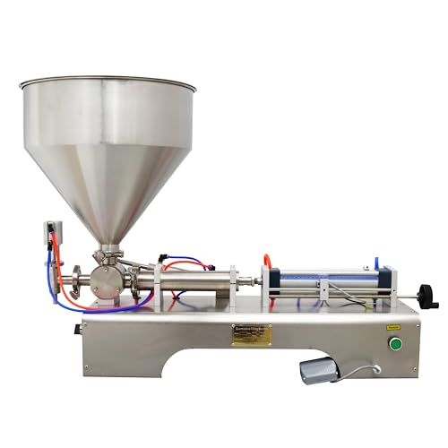 TECHTONGDA Liquid Paste Fill Machine One Nozzle Piston Filler Bottle Seal Pack 10-100ml