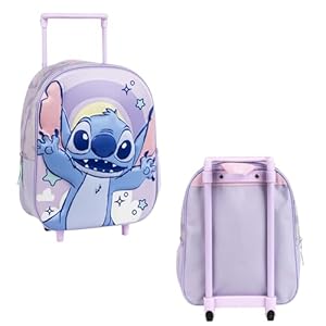 Official Stitch Suitcase for Kids | Disney Suitcase Kids | Girls Suitcases | Lilo and Stitch Suitcases and Bags | Children’s Luggage