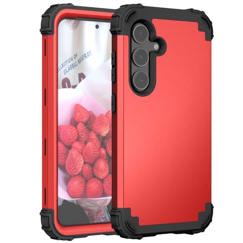 Coque Samsung Galaxy S24 Asuwish LK3JT Rouge - Housse de Protection Rigide Ajustée