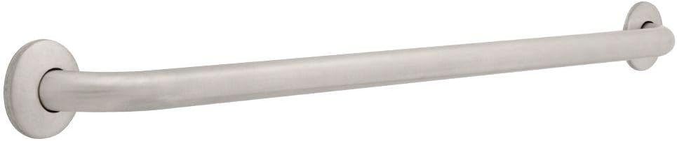 Franklin Brass 5736 1-1/4-Inch x 36-Inch Concealed Mount Safety Bath and Shower Grab Bar, Stainless Steel