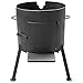 Produktbild 4BIG.fun Ø36 Utschag Uchag Campingofen Feuerstelle Garten Terrasse Kazan Feuer-Ofen Kessel Schwenktopf BBQ Grillen Campen Zelten Außenküche Feldküche Kohle Holz Gulaschkanone