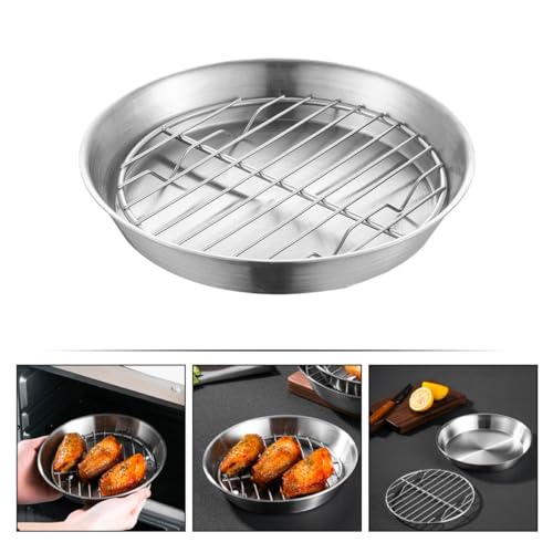 Plaque de cuisson acier inoxydable plat four et barbecue métallique - 4