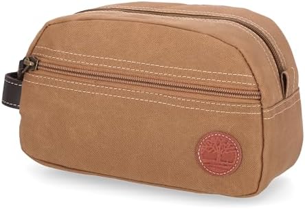 Timberland Men's Travel Kit Toiletry Bag Organizer, Canvas Travel Kit