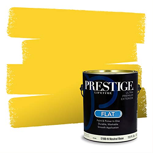 PRESTIGE Paints Exterior Paint and Primer In One, 1-Gallon, Flat, Comparable Match of Valspar* Tangy *