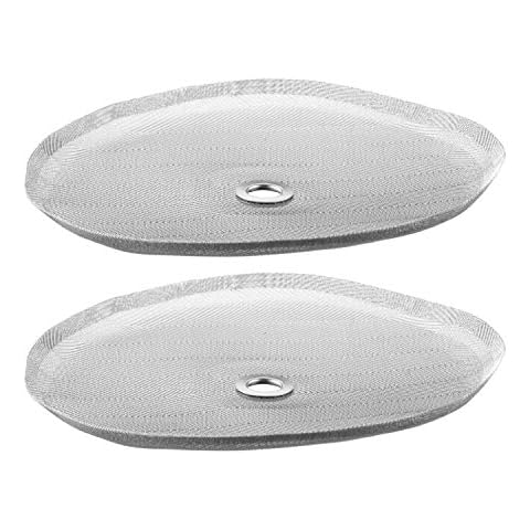 2.6" French Coffee Press Replacement Filter Screen - 2 Pcs Universal 3-Cup (350 ml) 304 Stainless Steel Mesh for French Press Coffee Makers Cover