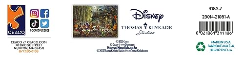 Ceaco 3183-7 Thomas Kinkade - Disney - Mickey And Minnie Halloween Fun - 1000 Piece Jigsaw Puzzle thumb #6