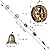 AINISIS 5-7/10-Feet Gutter Rain Chain,Water Wheel Rain Catcher Chain Outdoor Garden Decorative Art