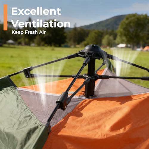 Carpa para camping KOL para 3 personas ligera impermeable miniatura 7