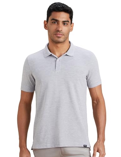 Amazon Brand - Symbol Men's Cotton Rich Solid Polo Tshirt | Collar Tshirts | Half Sleeves | Plain-Regular Fit (Available in Plus Sizes and Combo Pack 