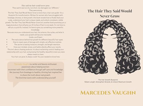 The Hair They Said Would Never Grow: The Hair Growth Blueprint: Retain Length, Strengthen Strands, & Unlock Maximum Growth