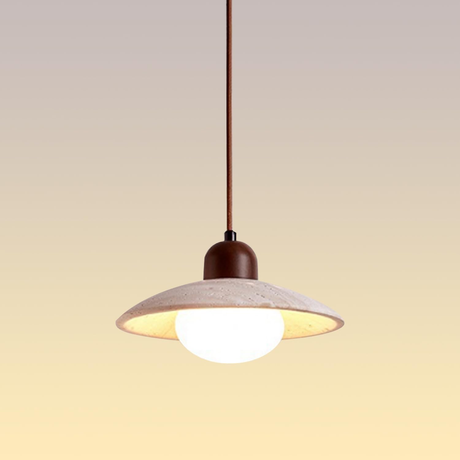 Modern Pendant Light Fitting Wood Hanging Lamp Loft Bar Hanging Lights with White Glass Shade, Nordic Mini Chandelier Ceiling Lamps for Kitchen Island Living Dining Room Star of Light Stabilize