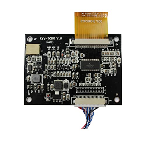 Image of VSDISPLAY 5 inch 640X480 LCD Screen with Controller Board VS-N5V3.1 | As AT050TN22 Replacement Screen, Fit for Video Door Phone, Digital Photo Frame Display