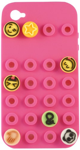 Emoji Icons Iphone 5/5S Pink Cell Phone Case  #TOP7