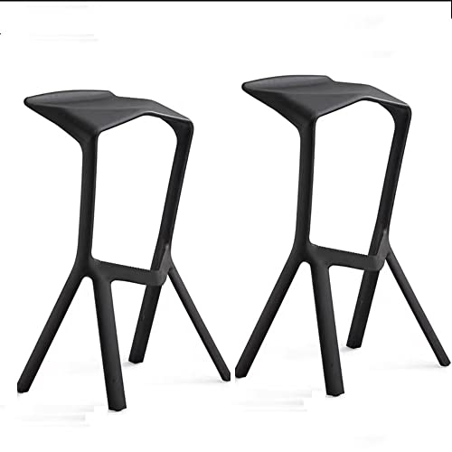 Tabourets de bar empilables en plastique design nordique pour cuisine