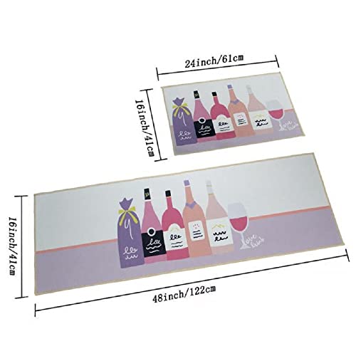 Image of Home Cloud Rubber 6mm Fruit Printed Thick Anti Slip, Washable, Big Size, Printed, Designer Folding Kitchen Mat for Floor Home Bedroom - , Standard Size (41 x 122 cm 41 x 61 cm)