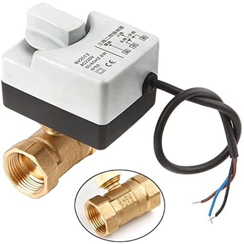Commande manuelle pour actionneur électrique 3 voies en laiton robuste AC220V
