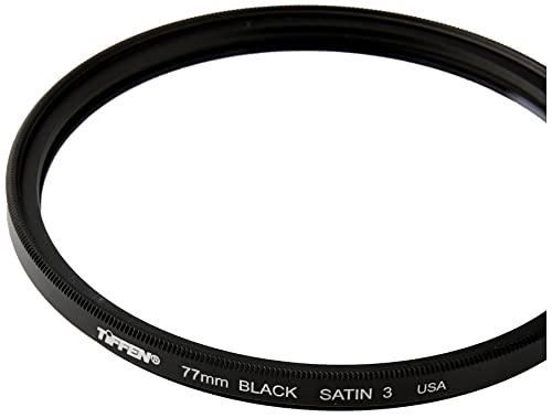 Image of Tiffen 77mm Black Satin 3 Filter|Diffused Highlights| Soft Dreamy Aesthetic| Photography and Videography