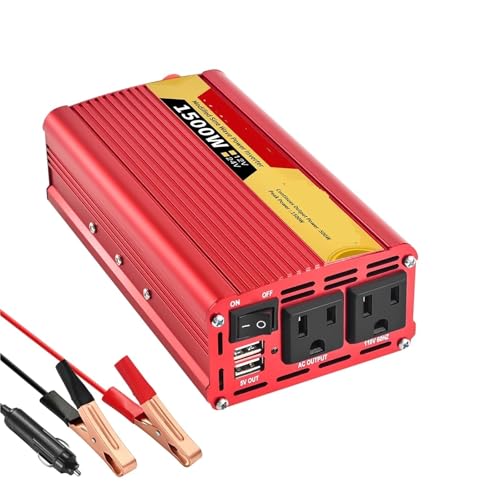 Convertisseur de fréquence domestique 12V 110V 60Hz 1500W camion