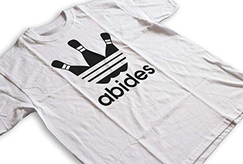 The Dude Abides T-Shirt | Bowling Pins Tee | Lebowski T-Shirt | 90'S Sports Logo Tee | Boys, Girls, Men, Women, Styles | Organic Nostalgia #TOP1