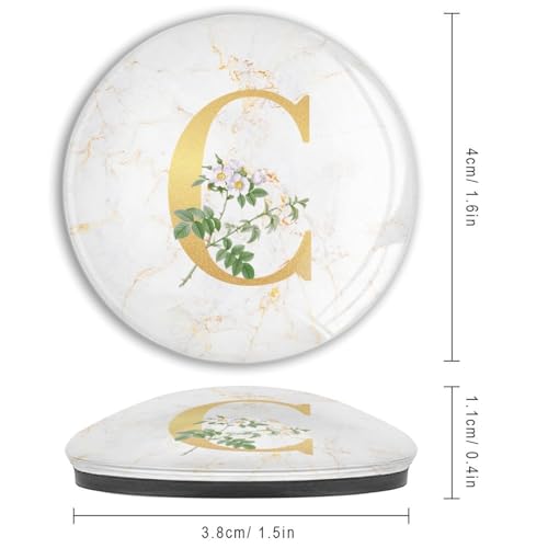 Aimants puissants en verre lettre C pour embellir le quotidien au bureau - 4