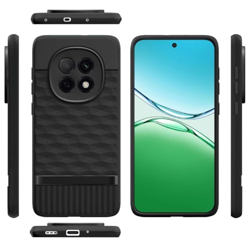 Image of Shockproof Case for Oppo F29 Pro 5G | Full Camera Protection | TPU Flexible Back Cover for Oppo F29 Pro 5G (Matte Black)
