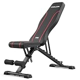 YOSUDA トレーニングベンチ 筋トレベンチ 耐荷重300kg ベンチプレス対応 3WAY可変式 ベンチ インクライン・フラット・デクライン対応 多段階角度調整 ダンベル 腹筋 背筋 全身トレーニング 折りたたみ式 コンパクト収納 省スペース設計 足固定 筋トレ器具 日本語説明書付き 【IPF規格準拠・最適シート高】