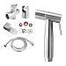 WATIGHT Bidet Sprayer Stainless Steel Brushed Diaper Sprayer Bidet for Toilet