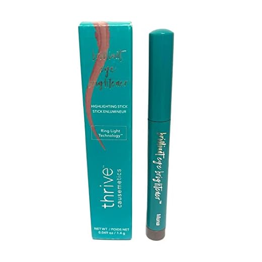 Thrive Cosmetics Eye Brightener Shade Stick Eye Brightener, Muna (Mauve Taupe Shimmer)