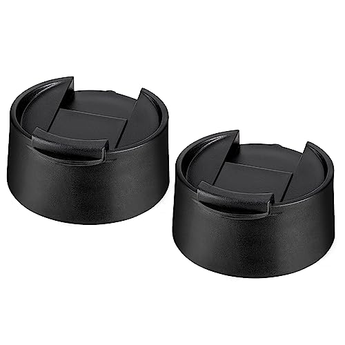 Image of Replacement Flip Lid for Hydro Flask Wide Mouth Bottles, Water Bottles Accessories for 12-64 oz 2.28 inch Wide Mouth Sport Bottles(Black 2 Pack