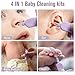 Doytn Baby 4-in-1 Nose,Nail and Ear Cleaner,Nail,Nose and Ear Gadget,Safe Ear Wax Removal Tool and Baby Nose Cleaner Nail Cleaner for Baby (Purple)