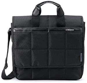 Samsung Pleomax Business Messenger Bag Notebooktasche für 39,6cm /15.6 Zoll Laptops und Notebooks mit Tragegriff und Schultergurt - Schwarz
