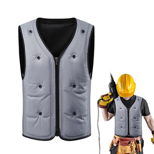 Générique Veste Rafraîchissante - Veste Glacée Légère | Tenue Estivale Respirante pour Sport, Moto, Vélo, Pêche, Jardinage et Activités Extérieures