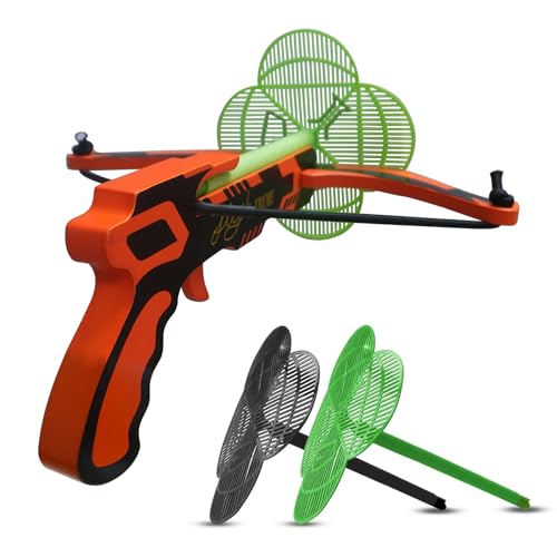 Fly-X-Treme Fly Hunting Wooden Bug Gun Set – Accurate Fly Shooter with 2 Arrows